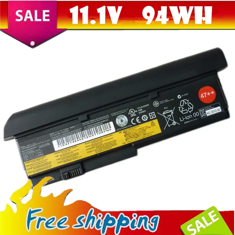 Оригинальный аккумулятор для ноутбука Lenovo IBM Thinkpad X200 X200S X201 X201S Series 47 ++ 42T4834 42T4835 11 1