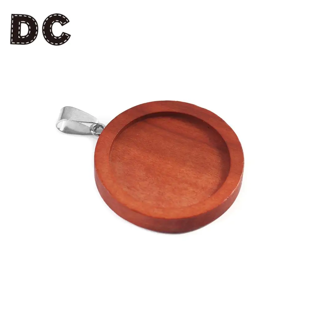orange 25mm Постоянный ток, 8 шт. круглый коричневый дерево Кабошон Базовые настройки 25/30 мм Диаметр пустой оправы для кулонов, сделай сам, ювелирное изделие обрамление для ожерелье решений - Цвет: orange 25mm