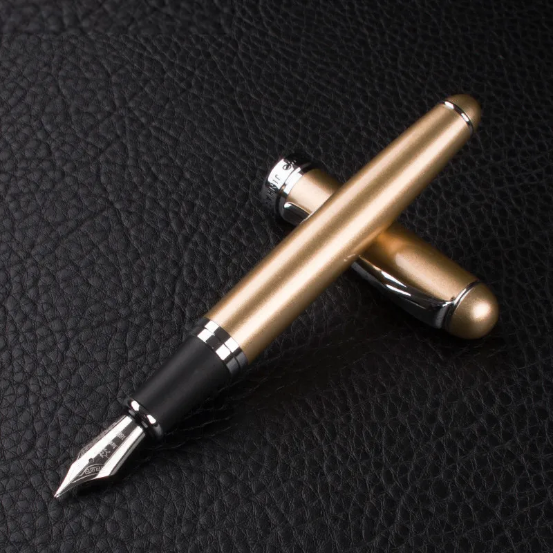 Ручка перьевая Jinhao X750 металлическая с серебряным зажимом 0 5 мм | Канцтовары для