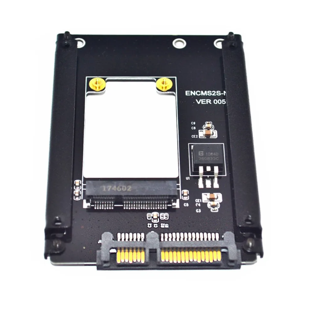 AEROFARA mSATA-SATA адаптер настольный minSATA для SATA3.0 22PIN M.2 SSD PCI-E 6 Гбит/с Твердотельный