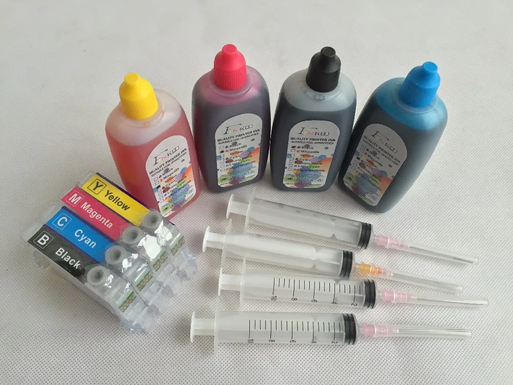 Набор чернил T0691 для принтера Epson C120 CX5000 CX6000 CX7000F CX8400 CX9400F CX9475F|kit stamping|kit withkit peel |
