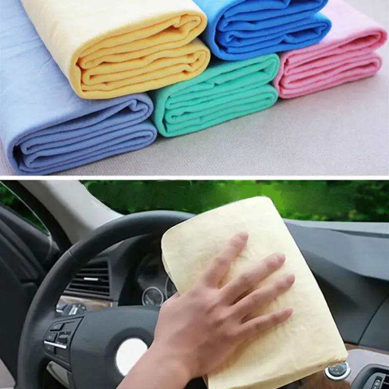 Влажные салфетки Волшебная замша кожа для мытья автомобиля впитывающее