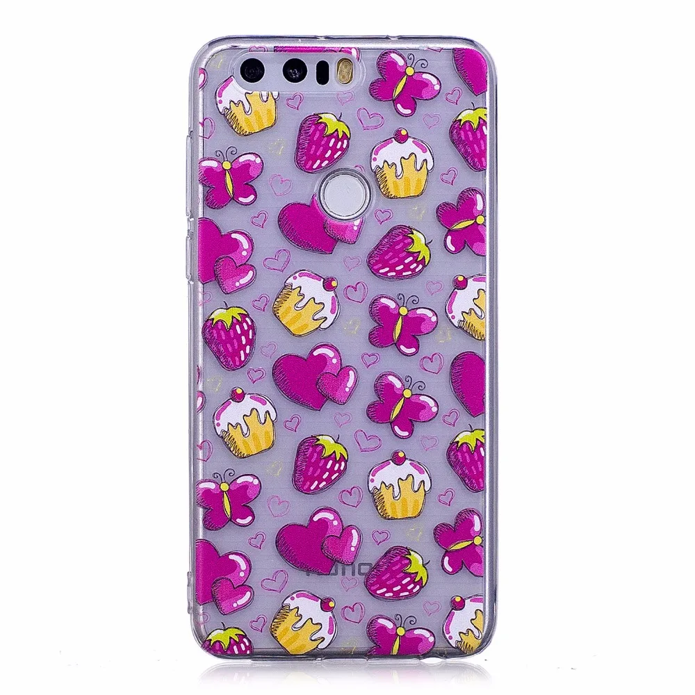 ARYIKUM Bumper Case For Huawei Honor 8 Honor8 Lte Dual FRD-L19 32gb 64gb Silicone Phone Accessories Cover Huawey |