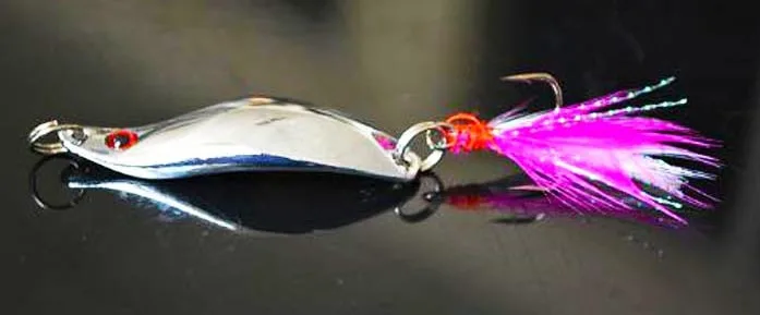 hot sale Fishing Lures 14g/5cm spinner Tackle paillette spoon Free shipping 5pcs free | Спорт и развлечения
