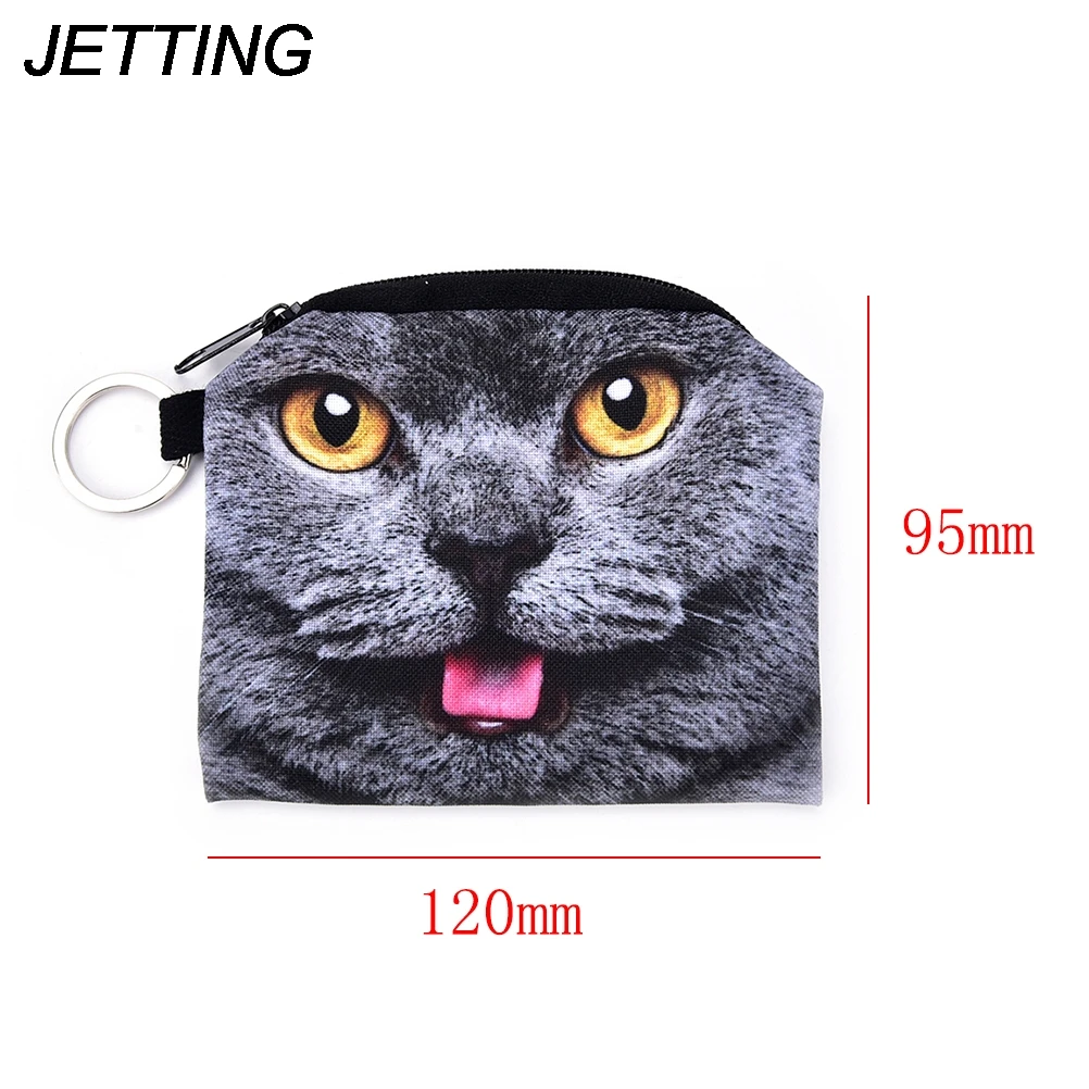 Новый Кошелек из искусственной кожи с кошкой милый детский мультяшный кошелек