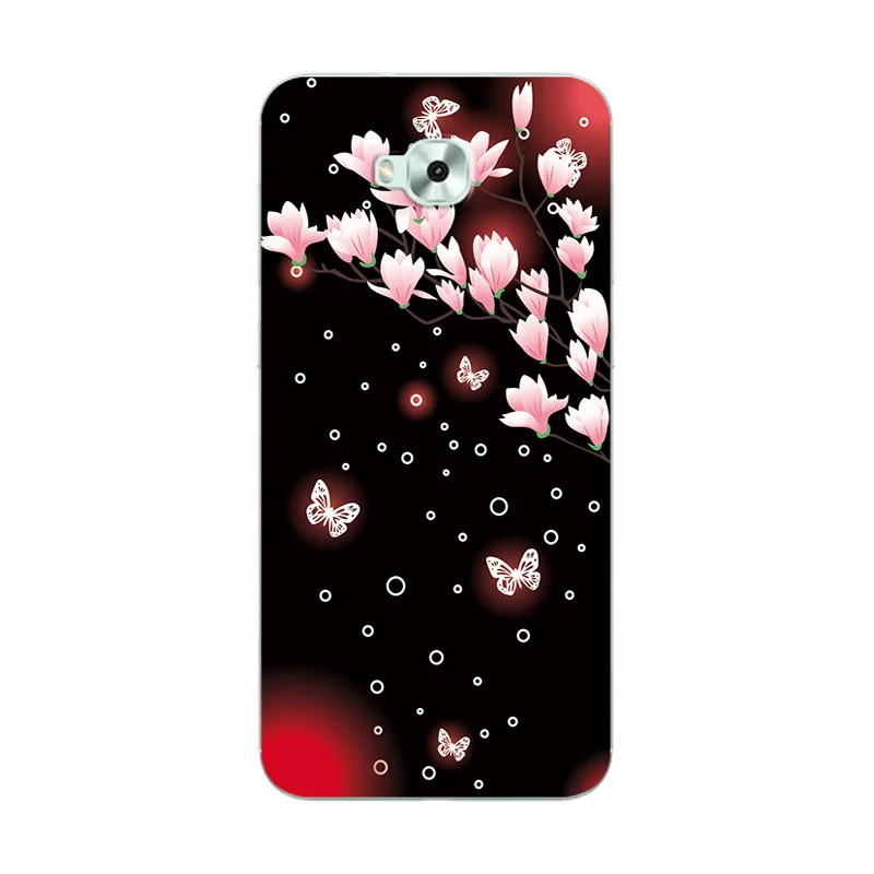 W30 Для ASUS Zenfone 4 Selfie ZD553KL 5," чехол для телефона с сердечком, защитный чехол на заднюю панель Для Zenfone 4 Selfie ZD 553KL, облегающий чехол - Цвет: W30