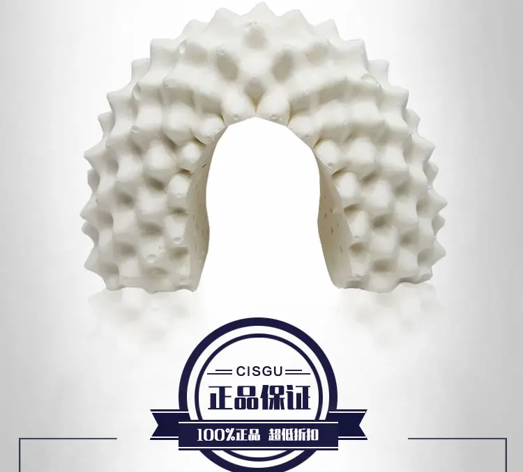 Натуральный латекс кровать шейки Ортопедическая подушка для шеи Постельное