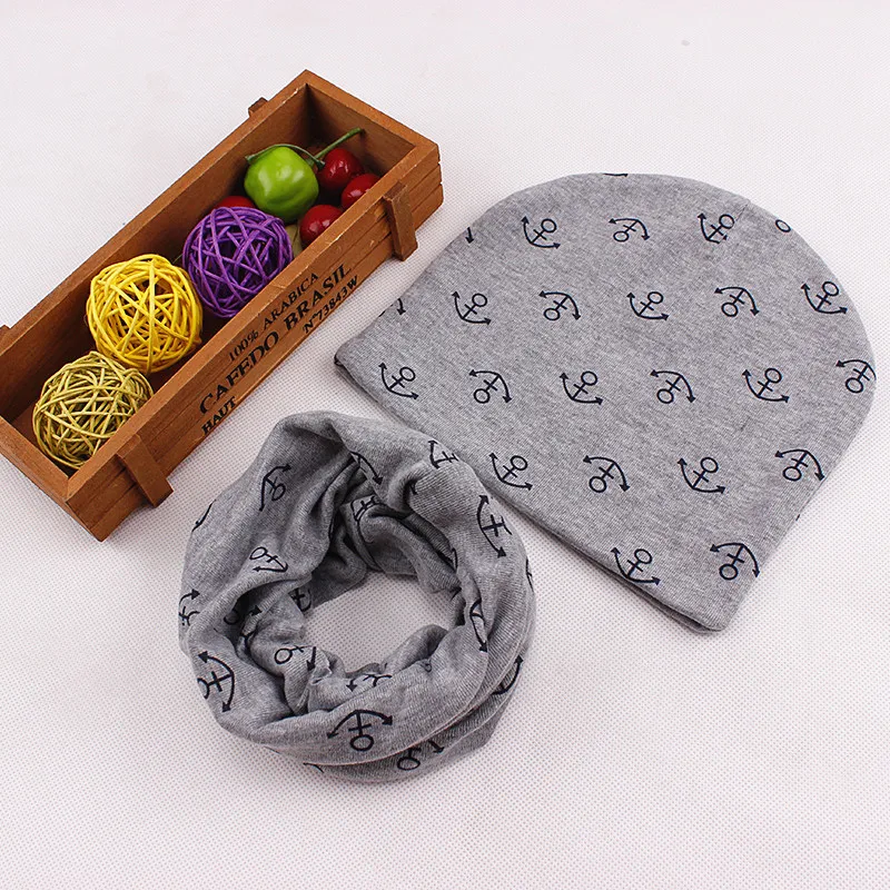 

Baby Cotton Unisex Hat Scarf Set Boys Girls Kids Scarf Infant Hats Child Caps Scarf Baby Cap Boys Girls Toddler High Quality