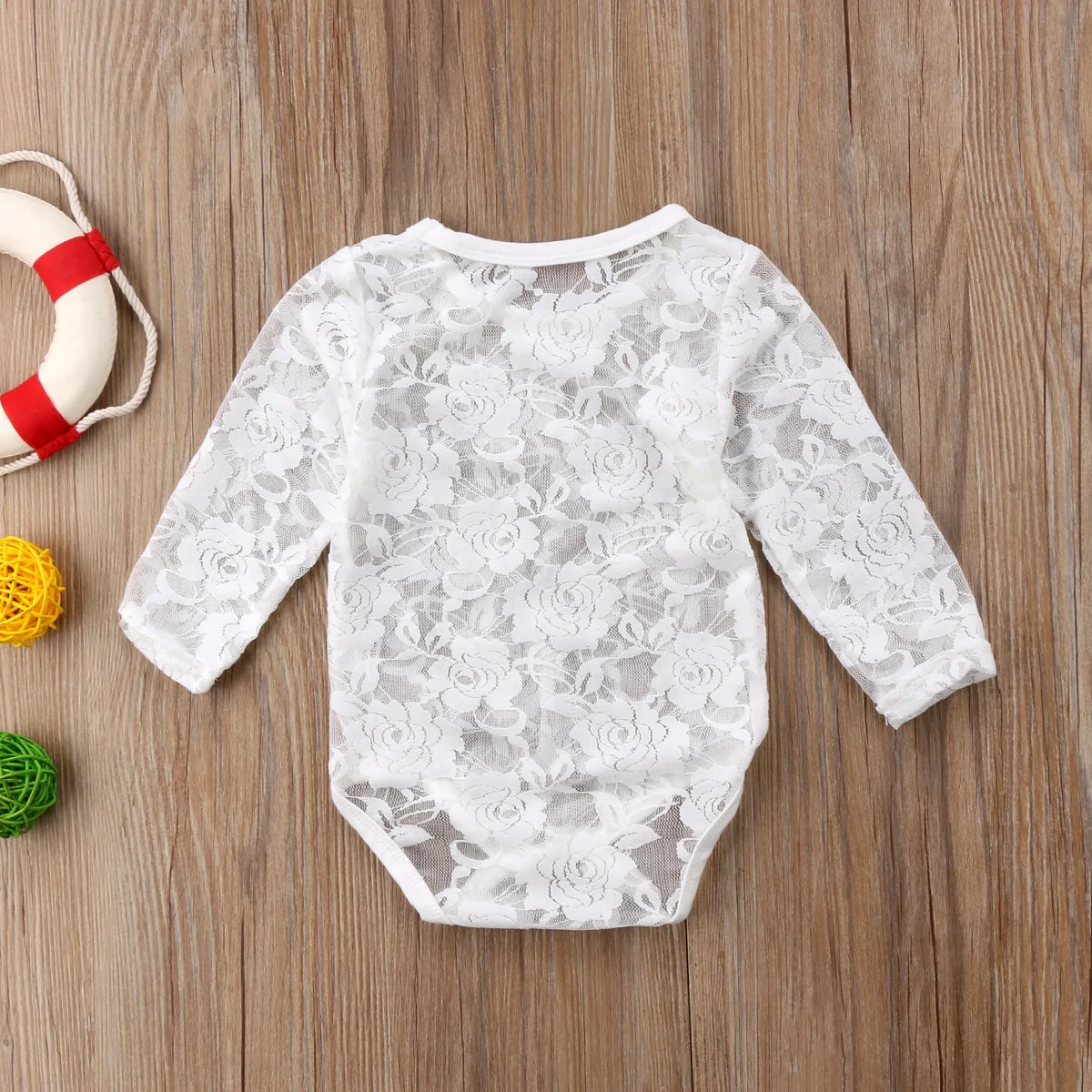 Милый боди для новорожденных девочек 2018 Новый трикотажный кружевной пляжный