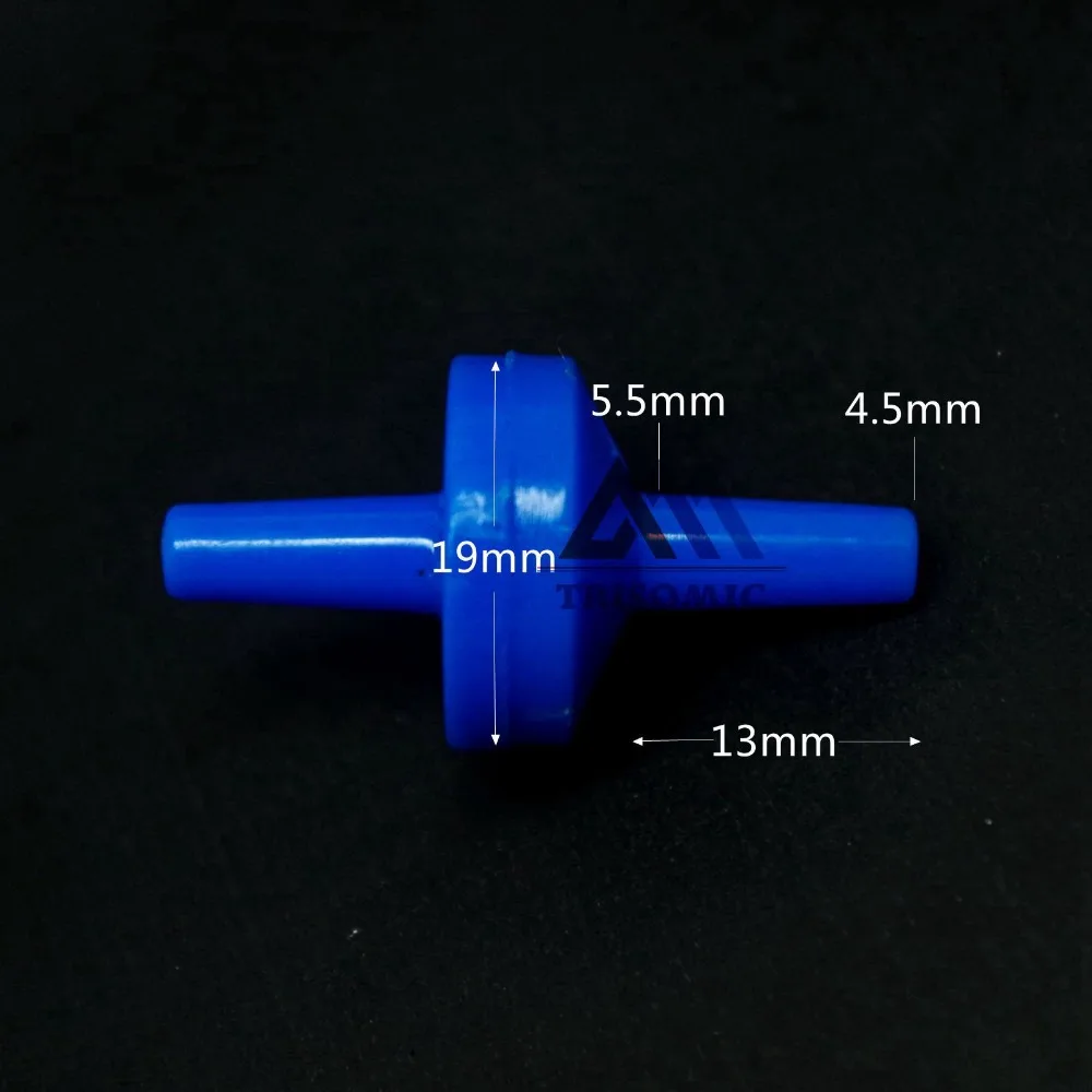 Односторонний обратный клапан из поликарбоната 4 5 мм флюорубельный пищевого