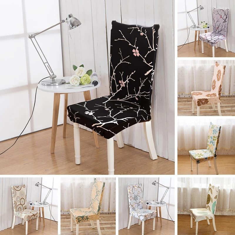 Лидер продаж чехол для стула в пасторальном стиле с принтом хлопковый стул
