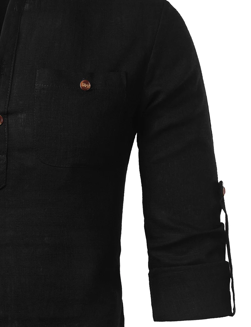Рубашка Мужская льняная с длинным рукавом красная приталенная|linen shirts men|shirt casual