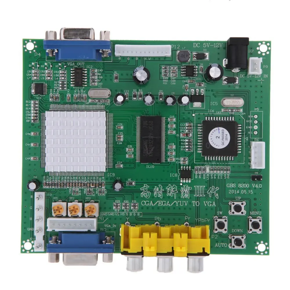 1 канальный релейный модуль GBS8200 плата CGA / EGA YUV RGB к VGA аркадная игра видео