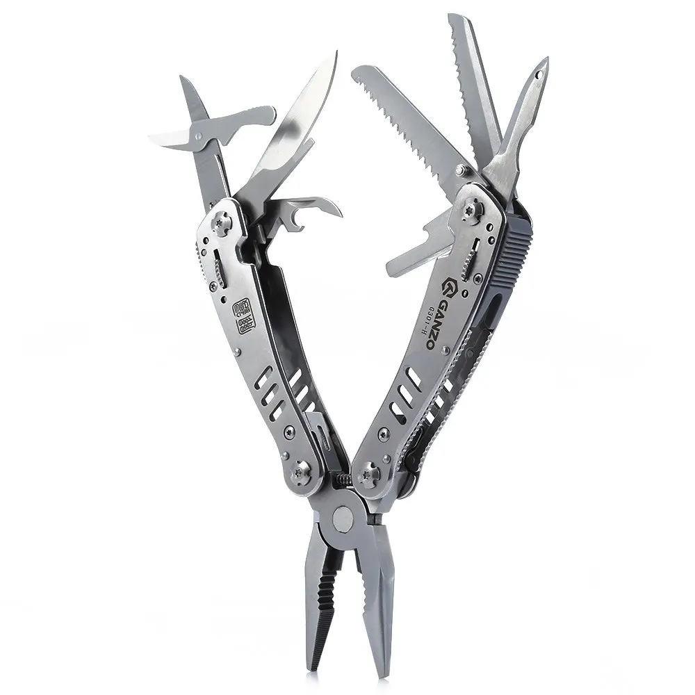 Ganzo G301H Portable Survival Knife EDC Pocket Tool Camping Multi-function Pliers Leathercraft Multi Tools Safety Lock Mechanism | Дом и сад