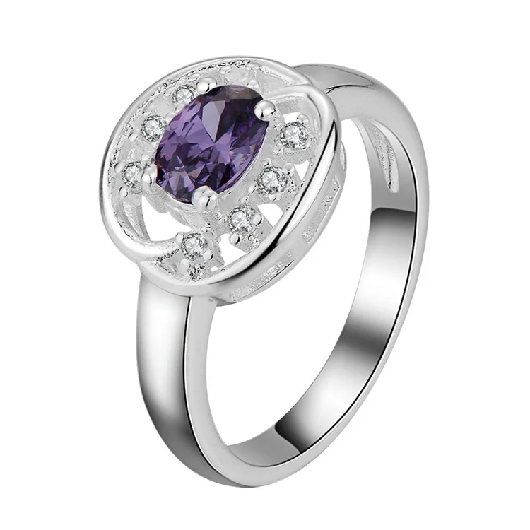 Оптовые ювелирные изделия посеребренные модные кольца высокое качество