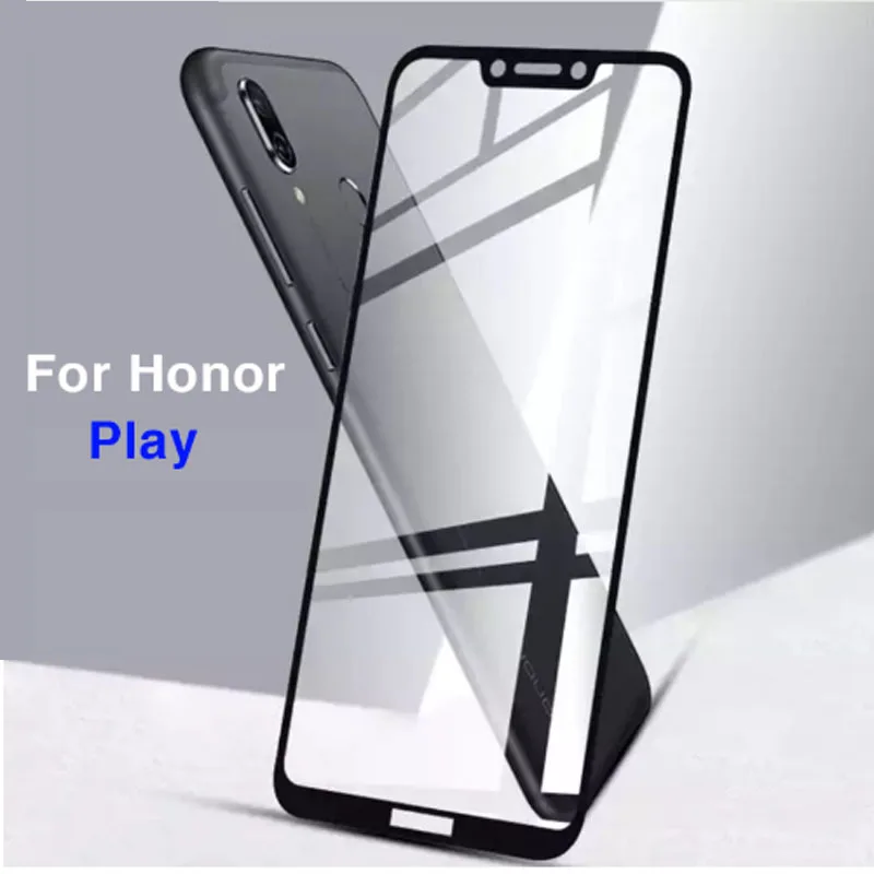 Защитное стекло для huawei Honor Play из закаленного стекла, Защитная пленка для Honor Play, полное покрытие, защита экрана