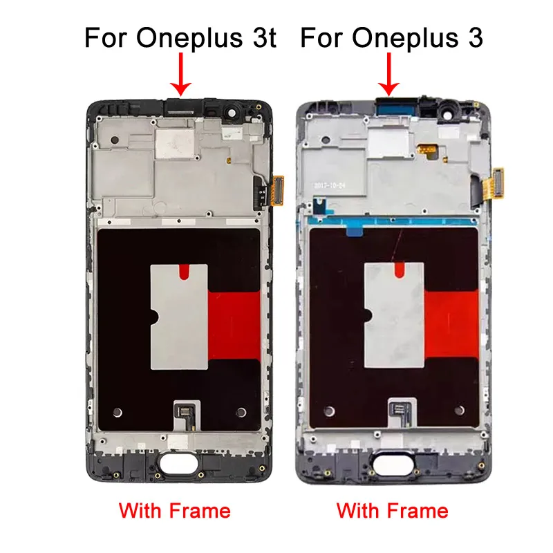 For Oneplus 3T 3 A3010 A3000 LCD Display Touch Screen Digitizer Assembly Repair Parts | Мобильные телефоны и аксессуары