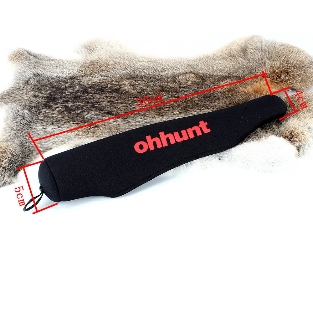 4cmX5cmX30cm Ohhunt охотничий прицел пальто оптические прицелы Защитная крышка тактический прицел пальто черный прицел аксессуары - Цвет: 4cmX5cmX30cm