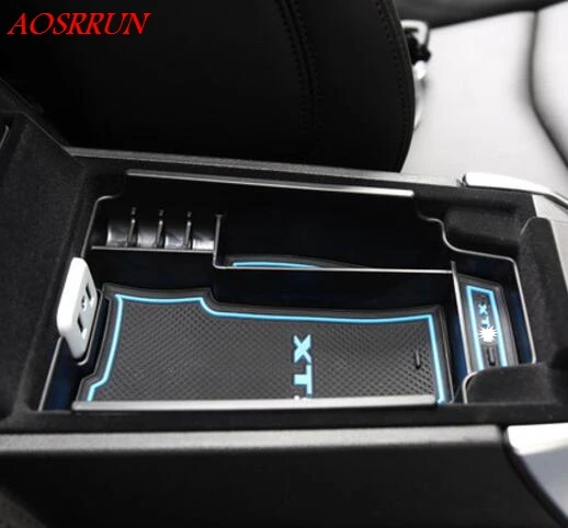 Автомобильный органайзер для Cadillac XT5, центральный подлокотник, коробка для хранения, складные аксессуары, автомобильный стиль, 2 стиля