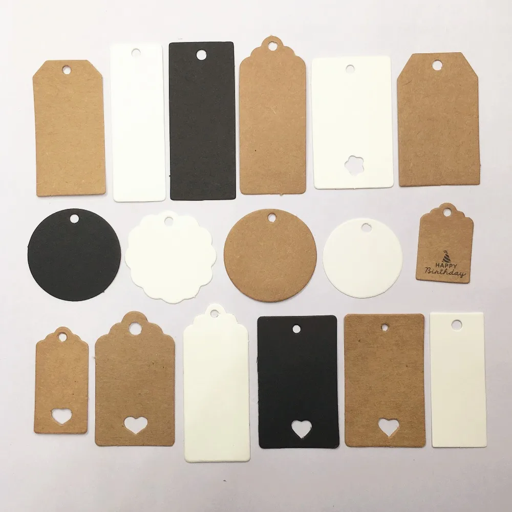 

100pcs/lot many styles DIY Hang gift tags 'thank you' for wedding/party /jewelry decorate lable/price tags