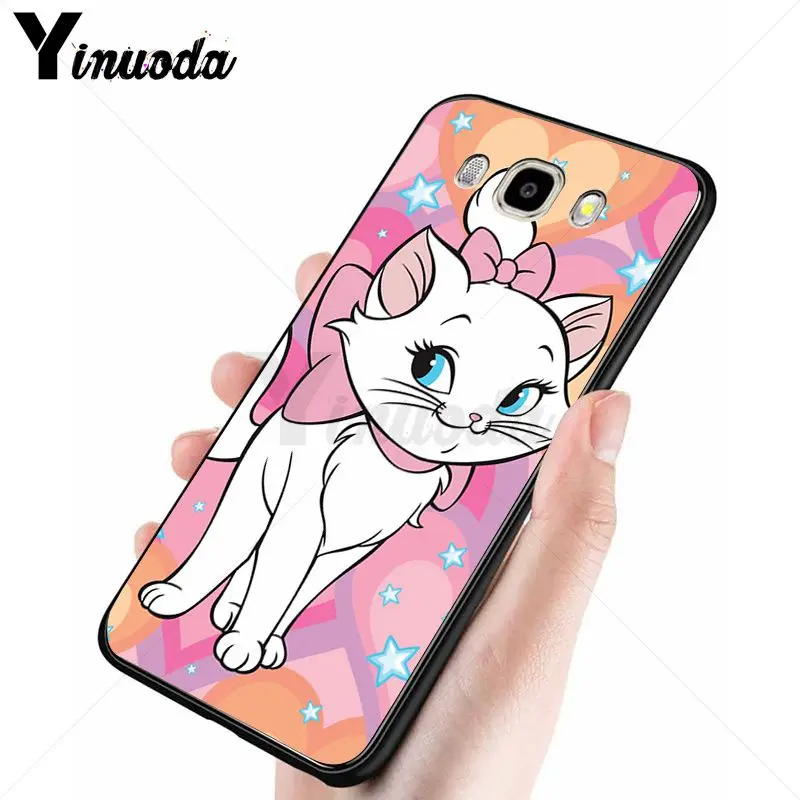 Yinuoda розовый marie aristocats Мягкий силиконовый чехол для телефона Samsung Galaxy j6plus j7 prime j8 j2