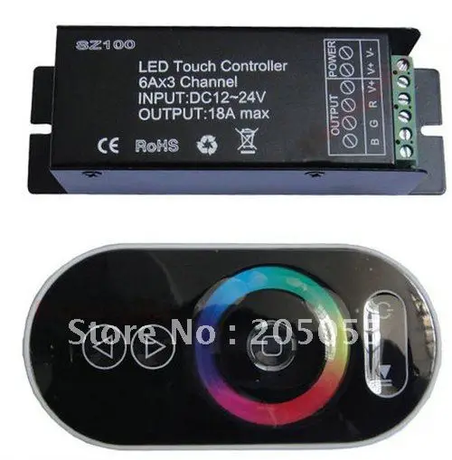 RF беспроводной сенсорный светодиодный RGB пульт дистанционного управления 12 В