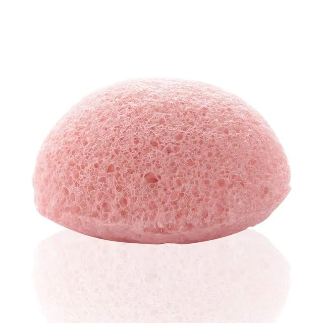 pink Fulljion натуральный коньяк Конняку Косметическая пуховка губка для лица Очищение лица моющая уход за лицом пудра Красота Макияж Губка - Цвет: pink