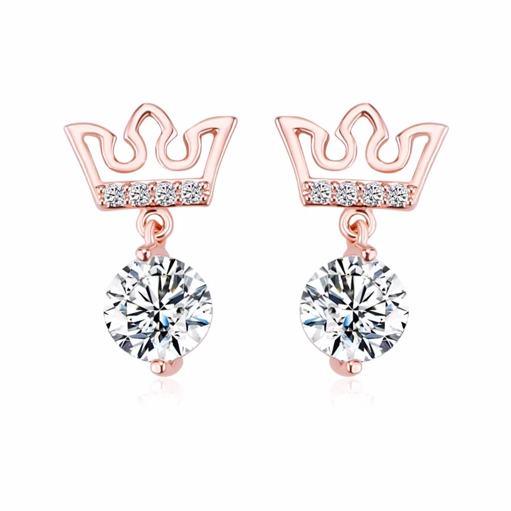 Фианит геометрические серьги стержня для Женская мода изделия женщин наивысшего