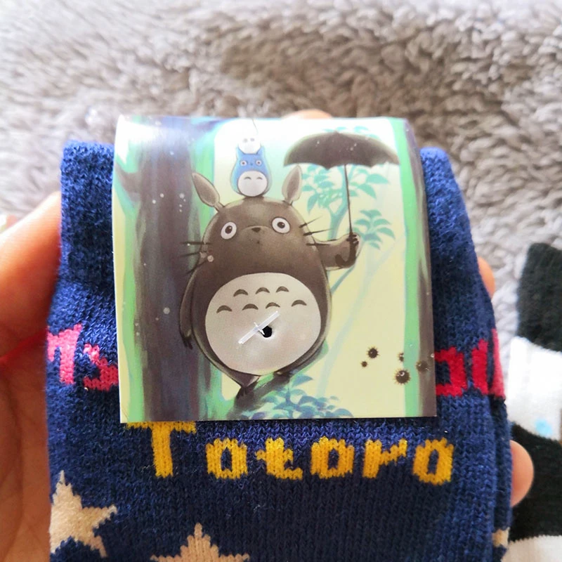 Носки Тоторо kawaii носки по щиколотку harajuku catbus studio ghibli мультипликационные женские