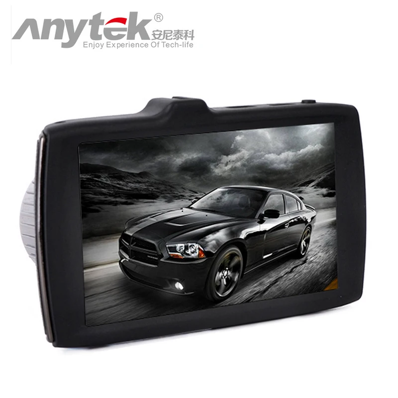 Оригинальный Автомобильный видеорегистратор Anytek G66 super full HD ADAS DWR HDR с двойным