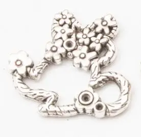 Antique Silver 6 шт. винтажные Очаровательные Подвески в виде Головы Кролика diy серьги подходят для браслета 5783 - Окраска металла: Antique Silver