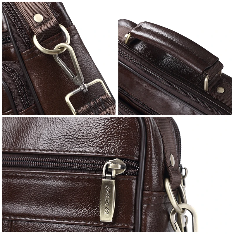 CROSS OX Новинка мужские Пояса из натуральной кожи клапаном сумка Винтаж Бизнес Satchels