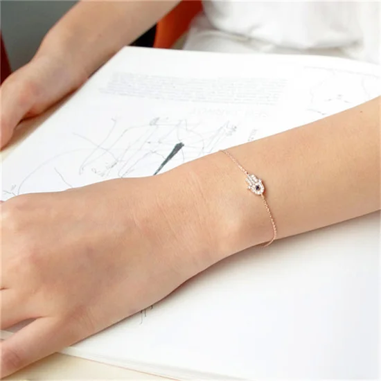 Ромашки 10 шт./лот браслет хамса с кристаллами шипованные браслеты для женщин