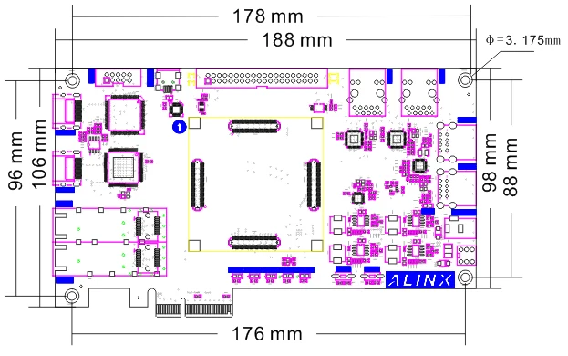 RealQvol XILINX ZYNQ AX7015 FPGA ARM Coretex-A9 XC7Z015 PCIE HDMI Оптическое волокно Gigabit Ethernet RG45
