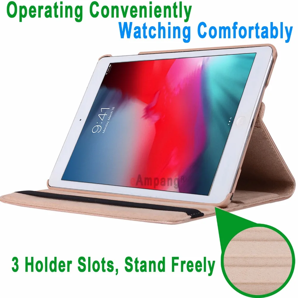 Case for Apple iPad Air 10.5 2019 360 Degree Rotating Leather Smart Sleep Awake Cover Coque Funda | Компьютеры и офис
