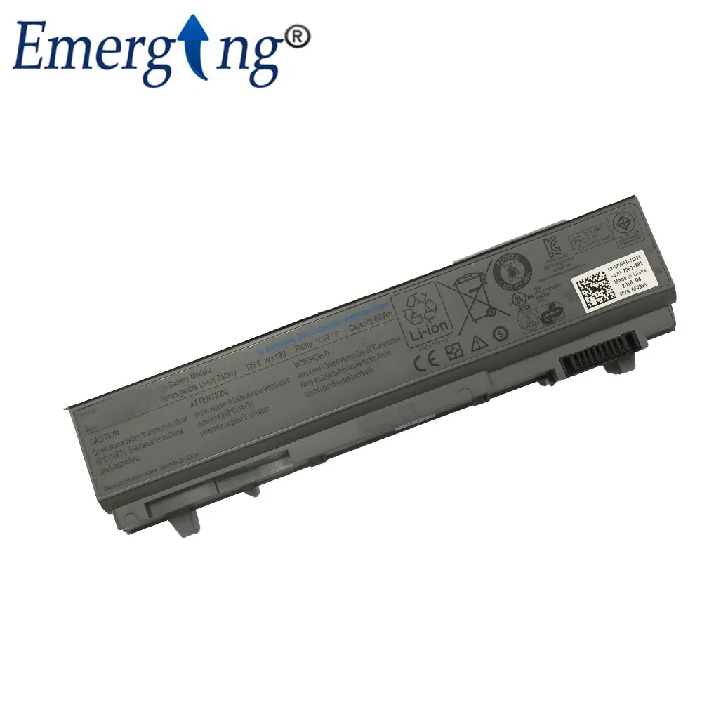 Аккумулятор для ноутбука Dell M2400 E6400 M4400 M4500 PT434 PT437 PP27L KY265 6 ячеек 11 1 В 60 Втч|battery for