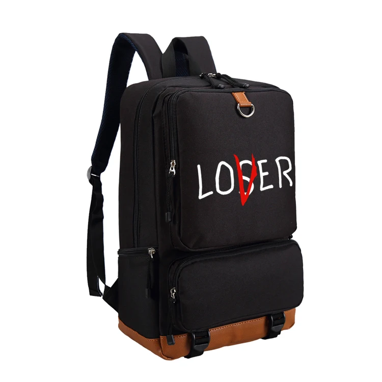 WISHOT Pennywise клоун lover loser рюкзак на плечо для путешествий школьная сумка для подростков для мужчин и женщин повседневные сумки для ноутбуков