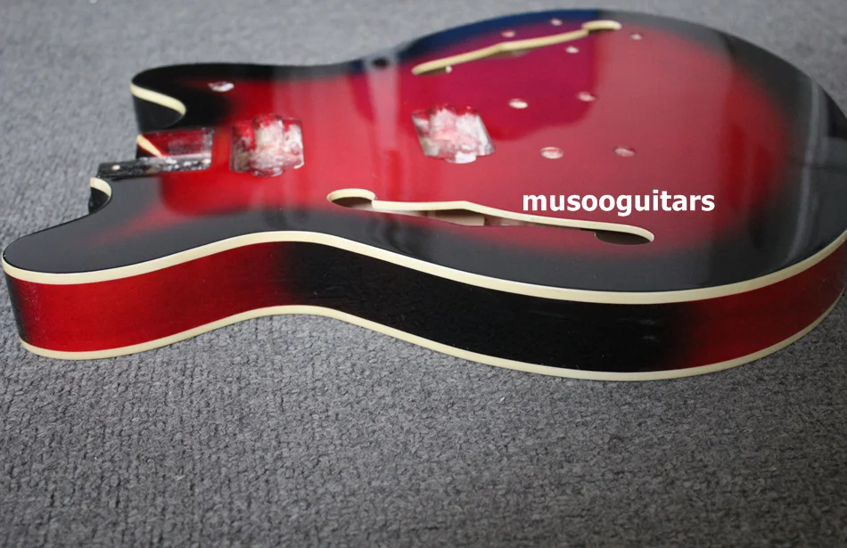 Новый бренд Проект завершен Электрогитара Комплект красного цвета | Спорт и