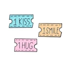 Металлическая эмалированная брошь в виде игровых карт