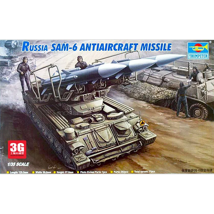 1/35 Российской ПВО ракетная сборка Сэм 6 модель военного танка 00361