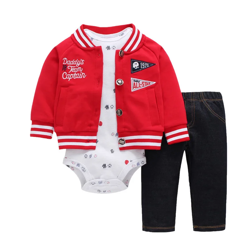 Комплект одежды для маленьких мальчиков и девочек хлопковый кардиган с