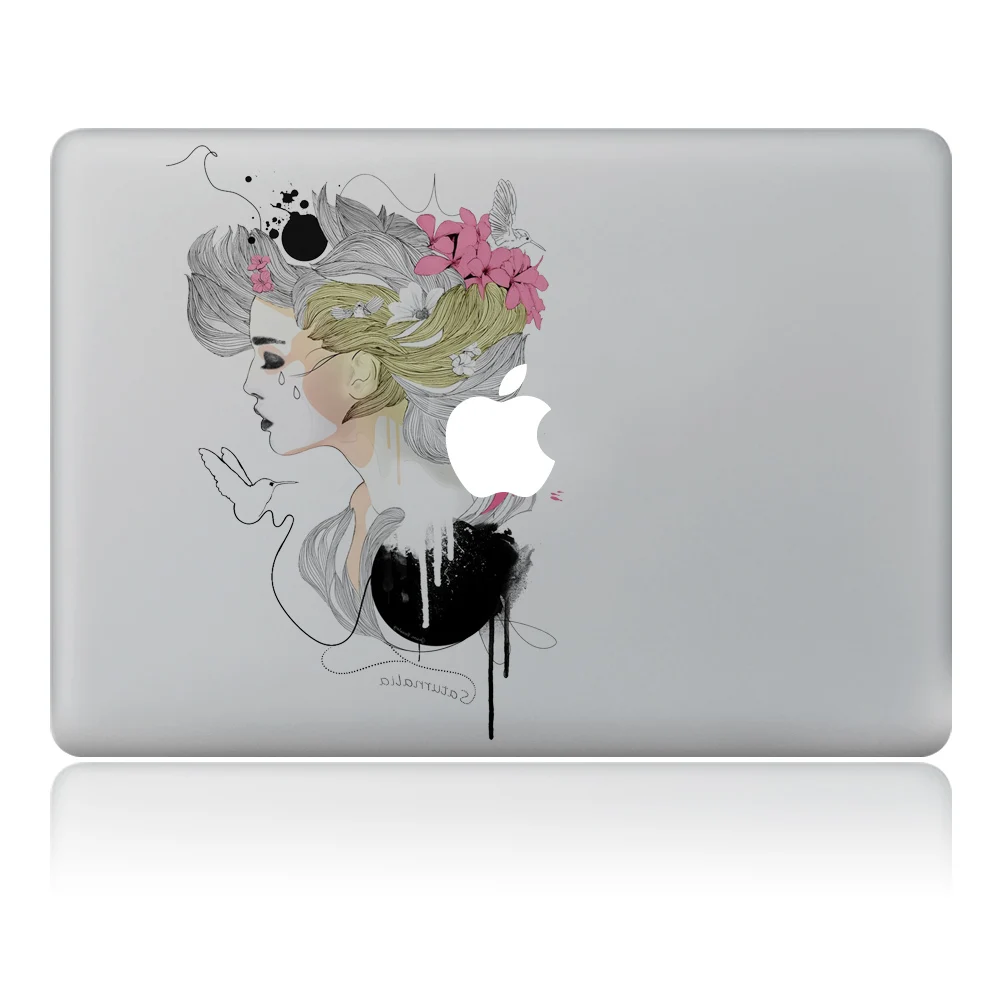 Виниловая наклейка в стиле граффити для девочек ноутбука DIY Macbook Pro Air 11 13 15 дюймов