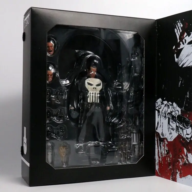 Mezco Marvel One: 12 коллективный Каратель BJD Фигурка Статуя Модель игрушка кукла подарок