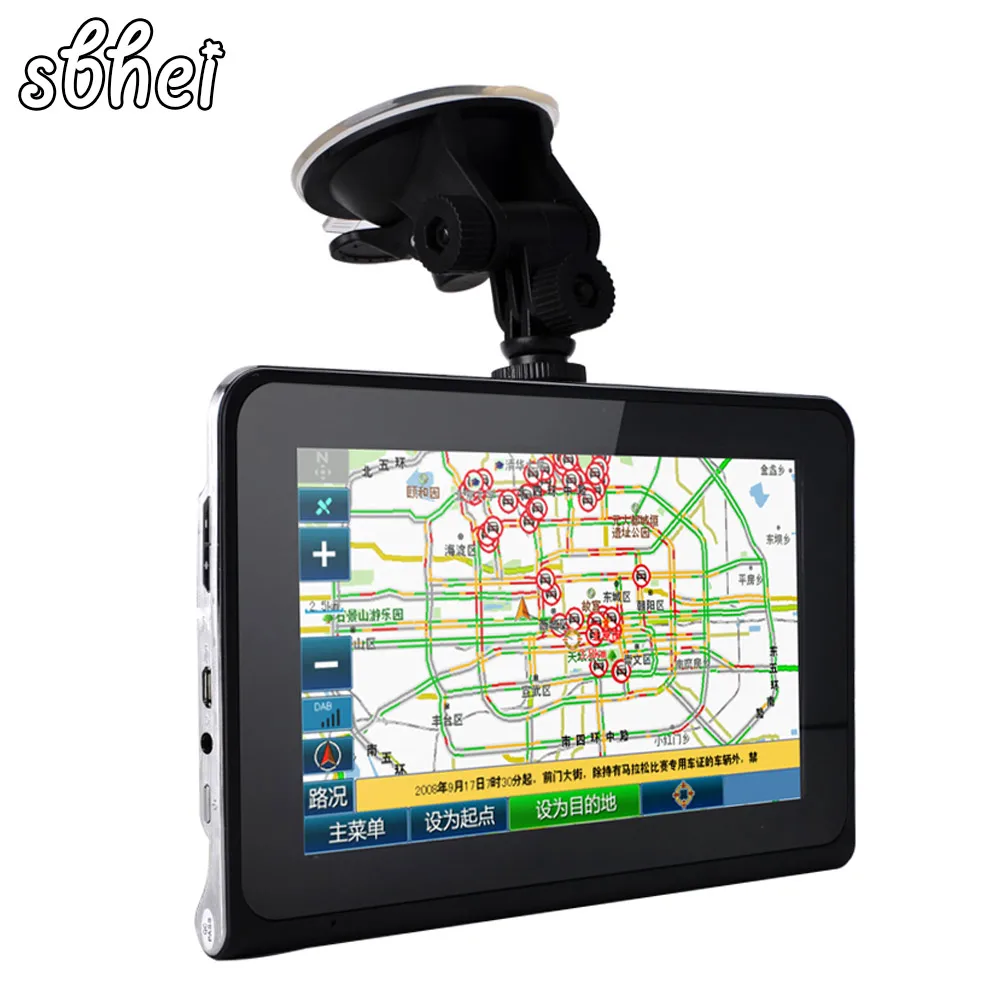 7 дюймов GPS Android навигации емкостный Экран Автомобильные видеорегистраторы