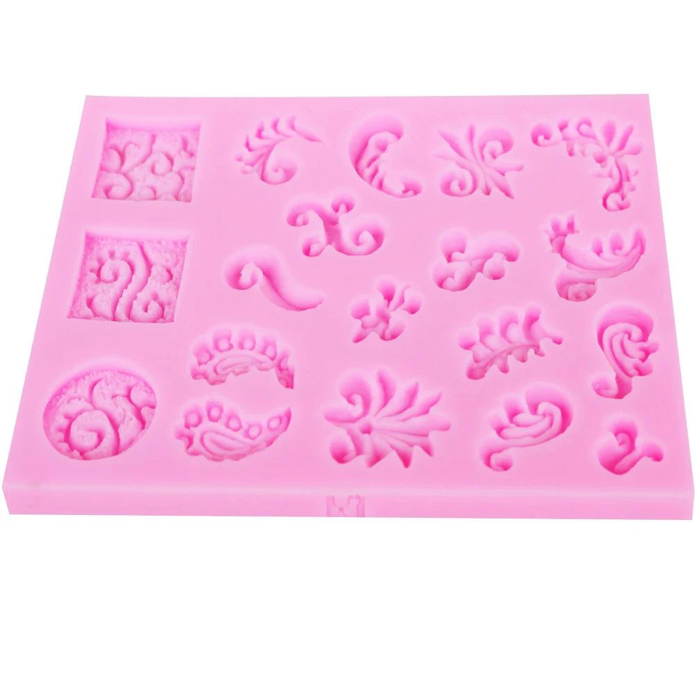 Sophronia M313 Retro Relief Cake Border Silicone Mold Fondant Decorating Tools Chocolate Gumpaste Moulds Kitchen Baking | Дом и сад