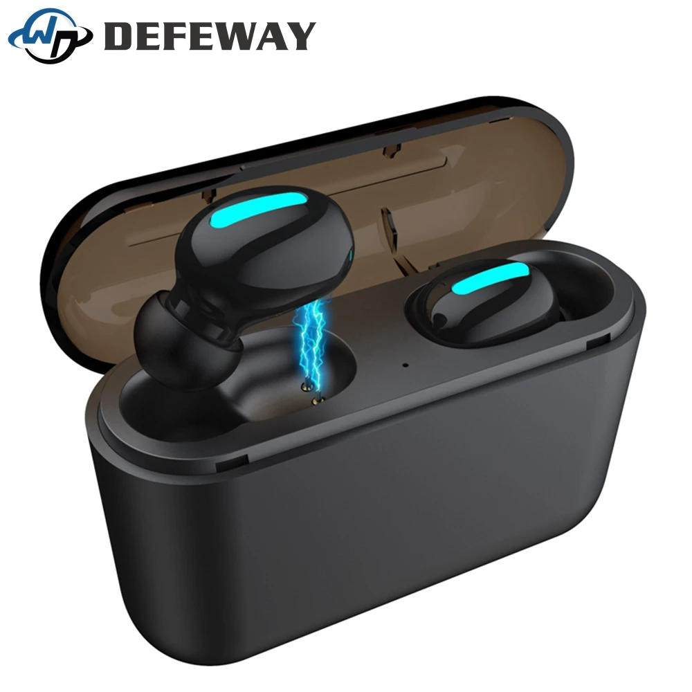 Наушники Defeway Bluetooth 5 0 наушники TWS Ture беспроводные в ухо мини HBQ Q32 IPX5