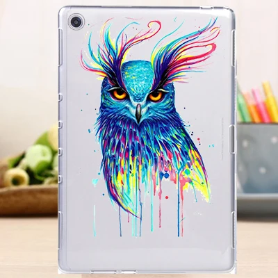 Новинка Мягкий ТПУ чехол с принтом для Huawei MediaPad M5 lite 10 1 дюймов силиконовый