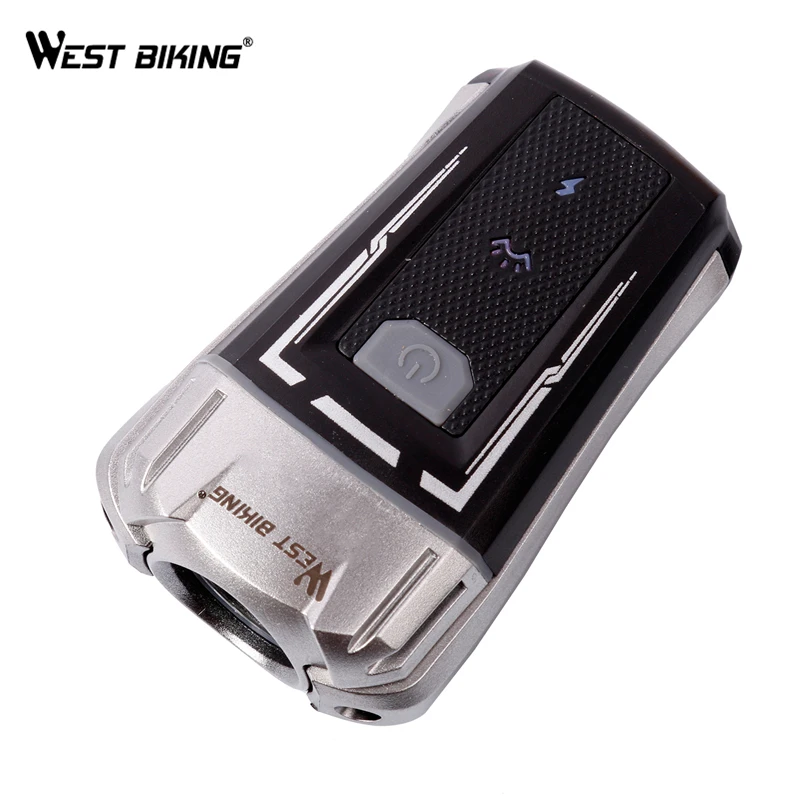 

WEST BIKING USB Recharge Battery Headlight For Helmet Bicycle Handlebar Bicicleta Lights Super Bright Helmet Safety Lamp Torch