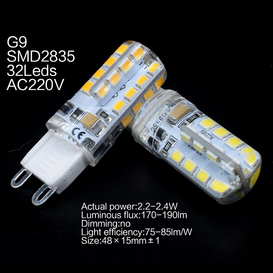 LKLTFX SMD 2835 G9 светодиодный прожектор лампы шарик пузыря шарика светодиодный свет G9 светодиодный лампа Epistar бар AC 220 В спальня высокой мощности