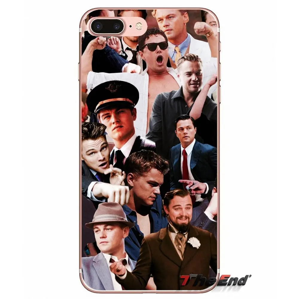 Для iPhone X 4 4S 5 5S 5C SE 6 6S 7 8 Plus Samsung Galaxy J1 J3 J5 J7 A3 A5 2016 2017 leonardo dicaprio красивый чехол с